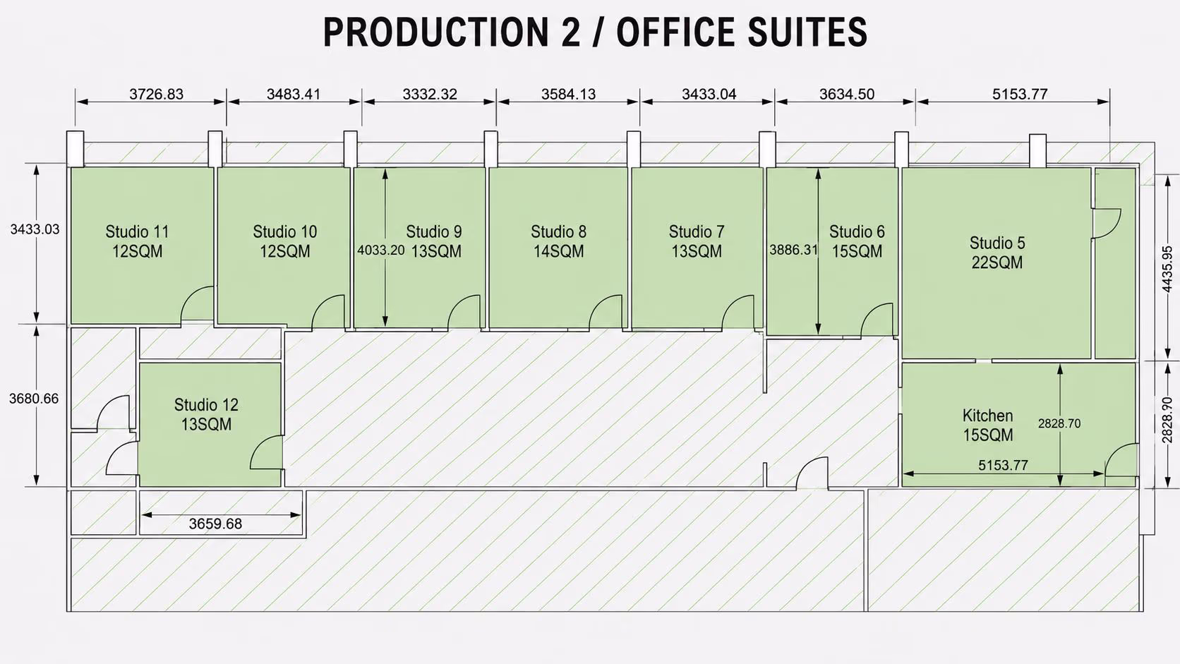 Production Office 2 Plan | AIE Studios